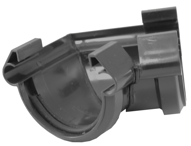 Innenwinkel 90°, RG80 Typ 250 braun