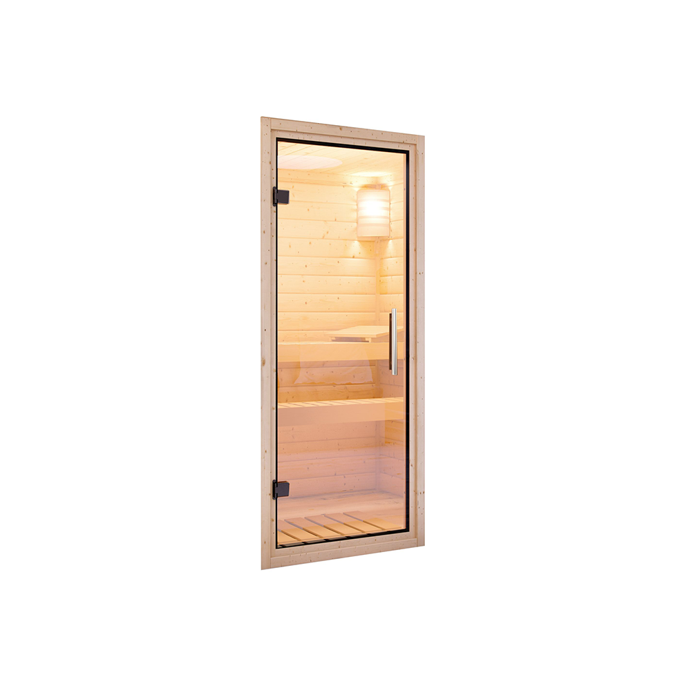 Klarglas Ganzglastür Varianten Bild