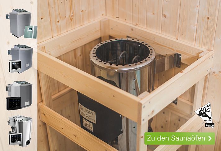 Saunaöfen mit Expresslieferung Sliderbild