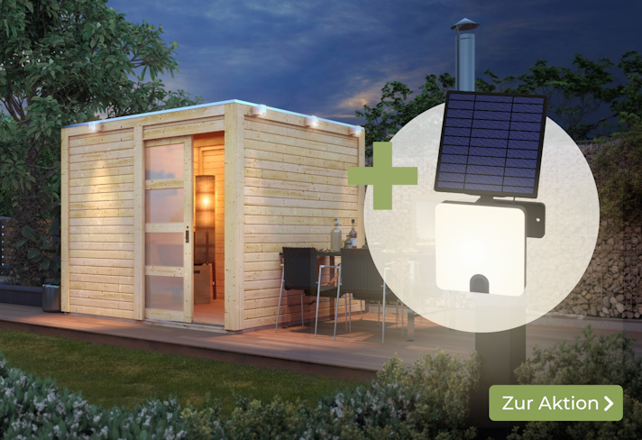 Gratis LED-Strahler & 50 % Dach-Rabatt Sliderbild