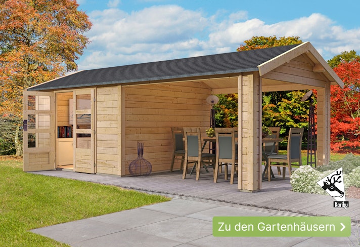 Finden Sie Ihr Gartenhaus! Sliderbild