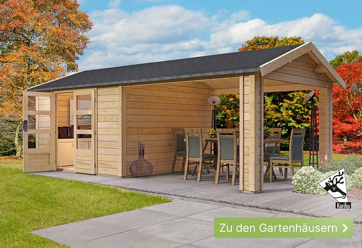 Finden Sie Ihr Gartenhaus! Sliderbild