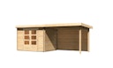 Vorschaubild Karibu Woodfeeling Gartenhaus Bastrup 3 naturbelassen - 28 mm