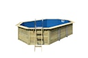 Vorschaubild Karibu Pool Modell X4 610 x 400 cm - kesseldruckimprägniert mit Metallecken