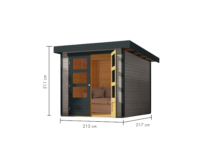Karibu Gartenhaus Timmo - 19 mm inkl. gratis Expressversand