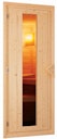 Karibu Design Saunahaus Miramar Blackline mit Vorraum - 73 mm