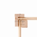 Karibu Woodfeeling Gartenhaus Retola 2/3/4/5/6 inkl. Anbauschrank u. 240 cm Schleppdach