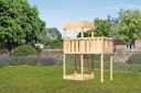 Vorschaubild Akubi Kinderspielturm Ritterburg Löwenherz mit Anbauplattform