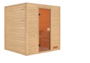 Vorschaubild Karibu Woodfeeling Sauna Adelina - 38 mm Massivholz Aktionssauna inkl. gratis Saunaofen im Wert von 599,99 €