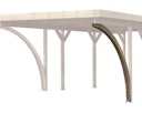 Vorschaubild Karibu Rundbogen / Einfahrtsbogen für Carport 9 x 9 cm