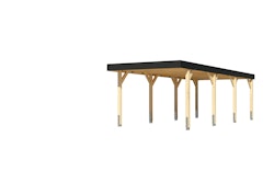 Karibu Carport Einzelcarport Leimholz 1/2