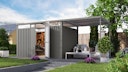 Karibu Metall Gartenhaus Osten (Østen) inkl. gratis Metallbox im Wert von 349,99 €