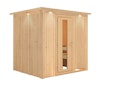 Vorschaubild Karibu Sauna Sodin mit Fronteinstieg 68 mm inkl. gratis Saunaofen im Wert von 599,99 €