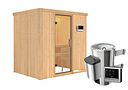 Vorschaubild Karibu Sauna Fanja - 68 mm Systemsauna - 230 Volt Plug & Play inkl. gratis Saunaofen im Wert von 899,99€