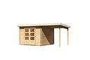Vorschaubild Karibu Woodfeeling Gartenhaus Bastrup 5 naturbelassen - 28 mm