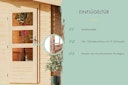 Vorschaubild Karibu Woodfeeling Mittelwand-Gartenhaus Schönbuch 2 - 38 mm