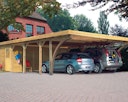 Karibu Carport Doppelcarport Classic Doppel 3 - kesseldruckimprägniert