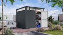 Karibu Metall Gartenhaus Osten (Østen) inkl. gratis Metallbox im Wert von 349,99 €