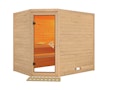 Vorschaubild Karibu Sauna Tanami - Massivholzsauna mit Eckeinstieg 38 mm inkl. gratis Saunaofen im Wert von 599,99 €