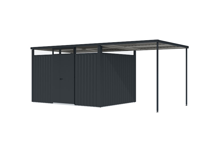 Karibu Metall Gartenhaus Osten (Østen) inkl. gratis Metallbox im Wert von 349,99 €