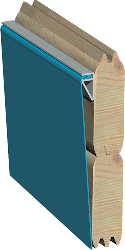 Karibu Pool Modell X1 400 x 400 cm mit Terrasse - kesseldruckimprägniert mit Metallecken