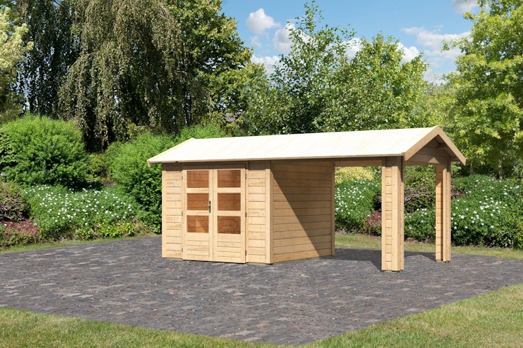 Karibu Premium Gartenhaus Theres 3 - 28 mm