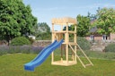 Vorschaubild Akubi Kinderspielturm Ritterburg Löwenherz inkl. Wellenrutsche und Netzrampe
