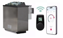 Vorschaubild Karibu 9 kW Bio-Kombiofen anthrazit inkl. Huum WLAN Steuergerät mit App-Steuerung