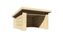 Vorschaubild Karibu Woodfeeling Rasenmähroboterhaus 1 Pultdach - B 73 x T 77 cm - 19 mm