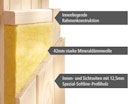 Vorschaubild Karibu Woodfeeling Sauna Arvika - 68 mm Aktionssauna