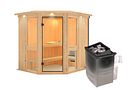 Vorschaubild Karibu Amelia 1 - Sauna mit Eckeinstieg 68 mm