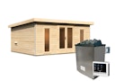 Vorschaubild Karibu Saunahaus Mainburg 4 mit Vorraum - 38 mm inkl. gratis Sauna-Zubehörset im Wert von 234,94 €