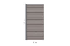 Karibu Sichtschutzzaun Blickdicht 900 x 1860 mm Zubehörbild