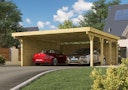 Karibu Carport Doppelcarport Classic Doppel 2 - kesseldruckimprägniert
