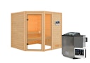 Vorschaubild Karibu Woodfeeling Sauna Tabea - 38 mm Massivholz Aktionssauna inkl. gratis Saunaofen im Wert von 599,99 €