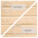 Vorschaubild Karibu Gartensauna/Saunafass Fasshaus 3 inkl. gratis Saunaofen im Wert von 599,99 €