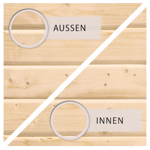 Karibu Gartensauna/Saunafass Fasshaus 3 inkl. gratis Saunaofen im Wert von 599,99 €