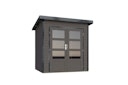 Vorschaubild Karibu Metall-Holzgartenhaus Hybridhaus Pluto A/B - 28 mm/0,5 mm