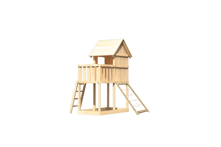 Akubi Stelzenhaus Frieda mit Netzrampe