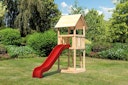 Vorschaubild Akubi Kinderspielturm Lotti mit Satteldach inkl. Wellenrutsche (Set A)