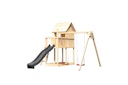 Vorschaubild Akubi Kinderspielturm Frieda mit Rutsche und Doppelschaukelanbau (Set B)