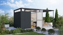 Karibu Metall Gartenhaus Osten (Østen) inkl. gratis Metallbox im Wert von 349,99 €