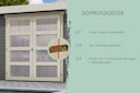 Vorschaubild Karibu Gartenhaus Goldendorf 3/5 mit 240 cm Schleppdach + Rückwand - 19 mm