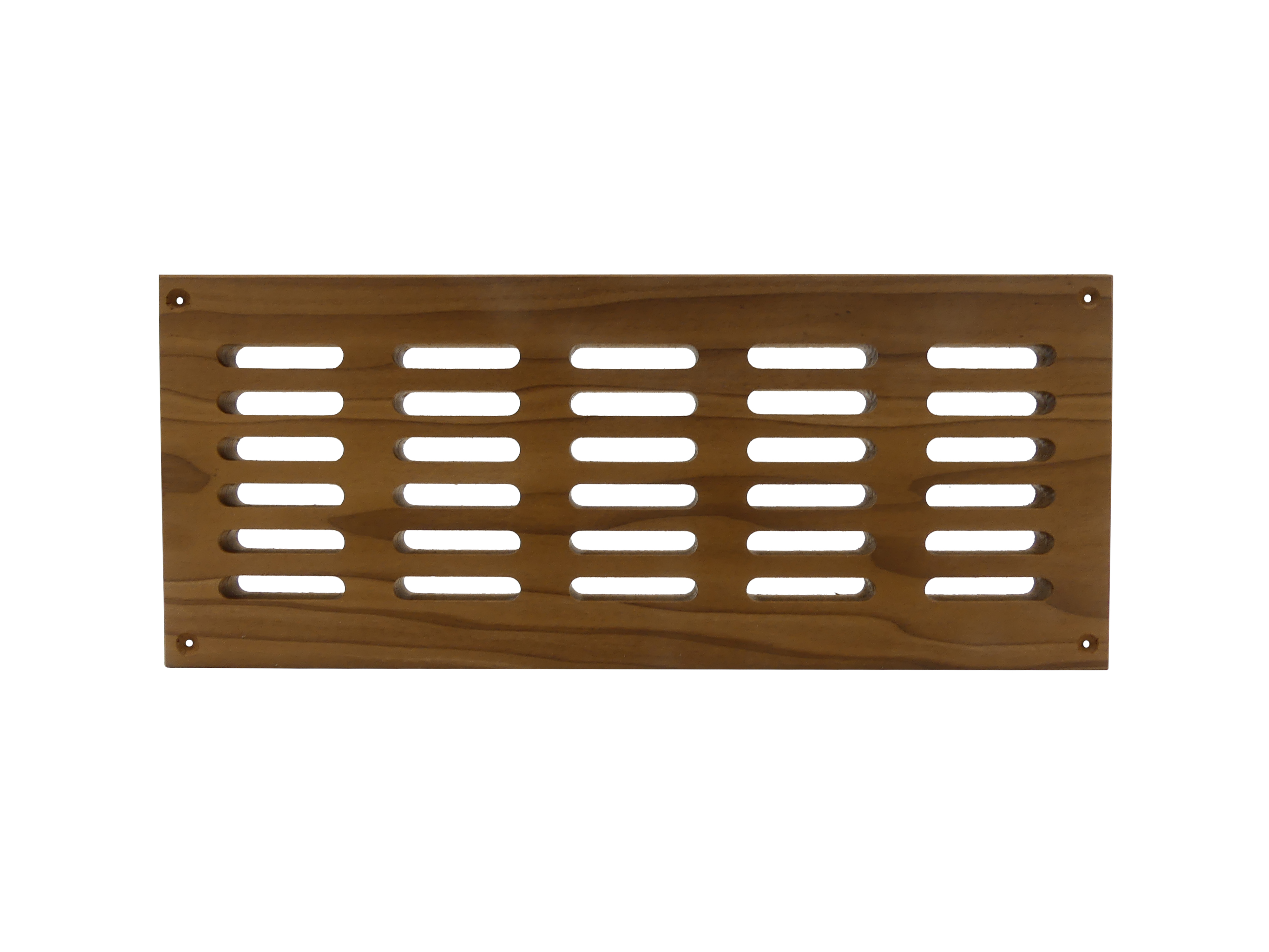 Eliga Lüftungsgitter Thermoholz für die Belüftung von Innen-Saunen  B 31,5 x H 13 cm