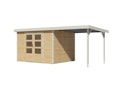 Vorschaubild Karibu Metall-Holzgartenhaus Hybridhaus Jupiter A/B/C/D - 19 mm/0,5 mm