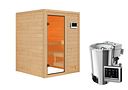 Vorschaubild Karibu Woodfeeling Sauna Sandra - 38 mm Massivholz Aktionssauna