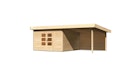 Vorschaubild Karibu Woodfeeling Gartenhaus Northeim 5 inkl. 300 cm Schleppdach und Rückwand