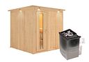 Vorschaubild Karibu Sauna Rodin mit Fronteinstieg 68 mm