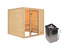 Vorschaubild Karibu Woodfeeling Sauna Jutta - 38 mm Massivholz Aktionssauna