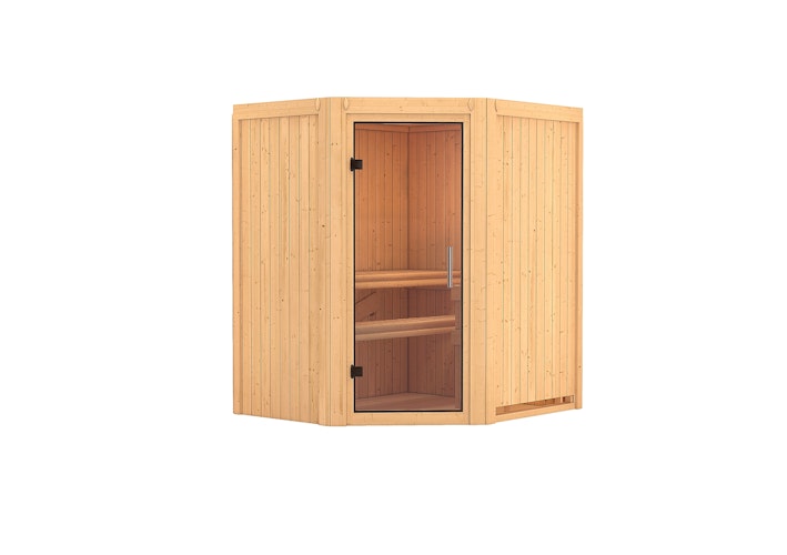 Karibu Sauna Tonja - 68 mm Systemsauna - 230 Volt Plug & Play